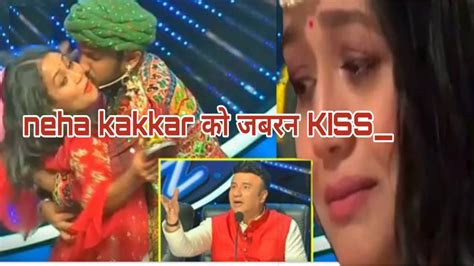 नेहा कक्कर Kiss By A Contestant In Indian Idol 11 ऑडिशन 2019 Sahil Jjn Youtube
