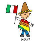 Mexico Ethnic Stick Figure T Shirts And Gifts Stick Figures Figure Shop Art Sketches