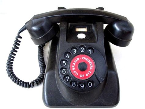 Rotary Dial Black Telephone Holland Ptt Vintage Landline Prop Etsy