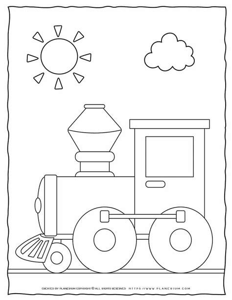 Choo Choo Train Coloring Pages Home Interior Design