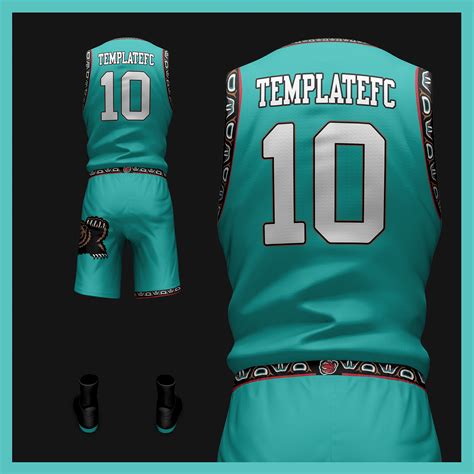 Free Mockup Basketball Jersey Template PSD File