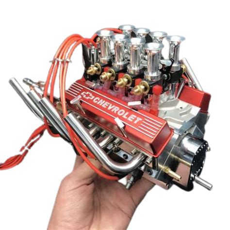 14 Scale V8 Nitro Powered 8 Carburetor Working Engine Pro Hobbies