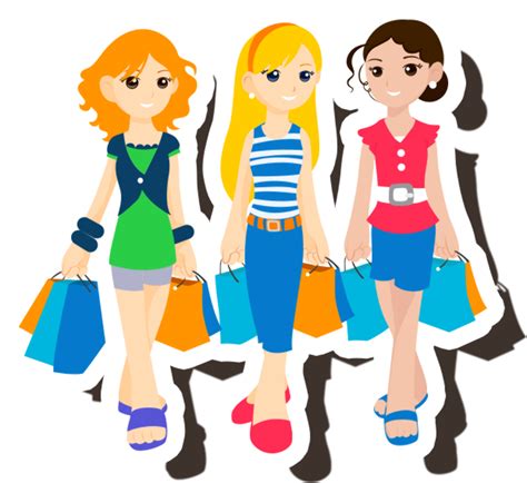 Download High Quality Shopping Clipart Friends Transparent Png Images