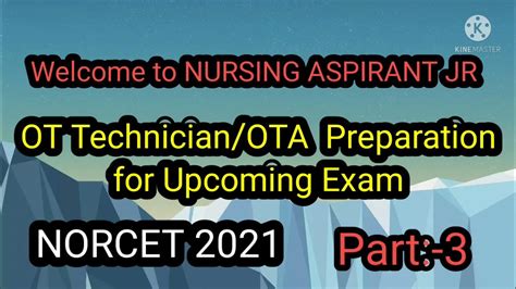 Ot Technicianota Preparation Part 3 Mcq Related To Operation