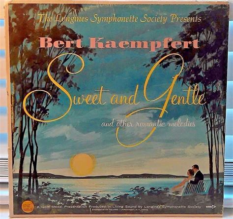 bert kaempfert sweet and gentle vinyl record lp vinyl records vinyl cover vinyl