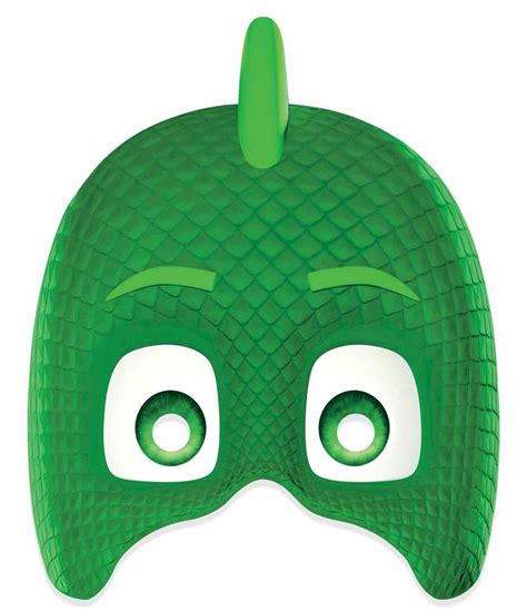 Gekko From Pj Masks Single 2d Card Party Face Mask