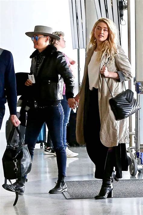 Amber Heard Red Carpet ~ Amber Heard With Girlfriend At Lax Airport In