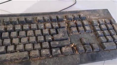 Old Keyboard Restoration Dirty Youtube
