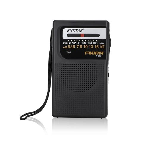 Eeekit Am Fm Battery Operated Portable Pocket Radio Am Fm Compact