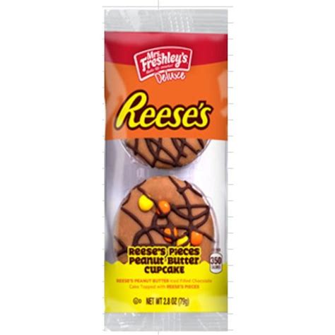 Mrs Freshleys Reeses Peanut Butter Cupcake 45 Ounce 36 Per Case