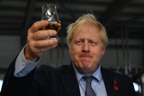Download Boris Johnson Holding A Wine Glass Wallpaper