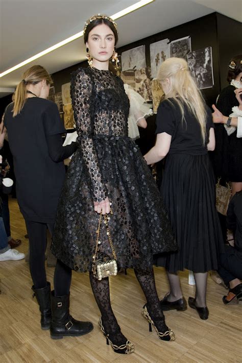 citizen chic backstage beauties dolce and gabbana f w 12 part ii