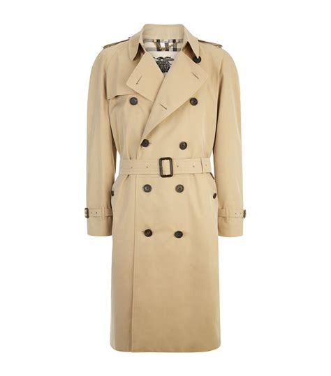 Burberry Cotton Westminster Long Heritage Trench Coat In Natural For