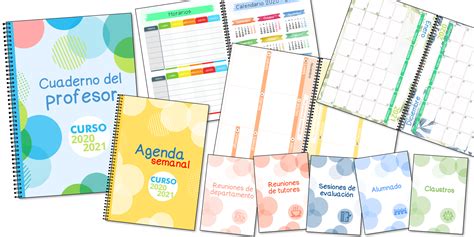 Nuevo Cuaderno Del Profesor And Agenda 2020 2021 Supercompleto Y Gratis