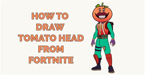 How To Draw Tomato Head From Fortnite Really Easy Drawing Tutorial