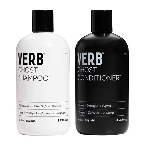 Verb Ghost Shampoo And Conditioner Duo Vegan Color Safe Shampoo And