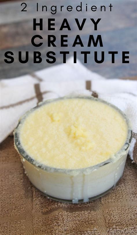 We don't know about you, but that's not a world we want to live in. Easy 2 Ingredient Heavy Cream Substitute | The Frugal Navy ...