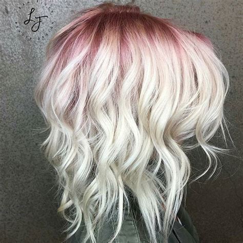You can add colors to the style after you the ombre bleach technique like rose pink, blue, or even different shades this is a great step by step tutorial on how to do diy balayage hair. How-To: Rose Blush Shadow Root | Hair styles, Blonde hair ...