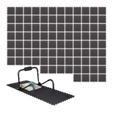 Bodenschutzmatte floortex cleartex valuemat 120 x 200 cm vinyl bodenschutzmatte für harte böden. 48er Set Bodenschutzmatten Bodenaflagen für Fitnessgeräte ...