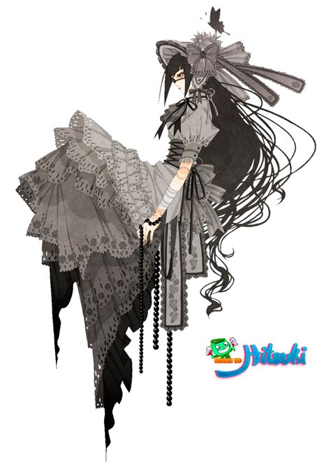 Render Anime Girl Black By Hitsukinyan On Deviantart