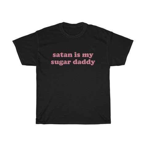 satan is my sugar daddy shirt tumblr clothing aesthetic etsy