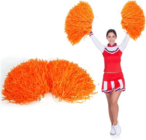 cheerleading pompons 2 pcs pompons de pom pom girl pour enfants accessoire de sport de fête de