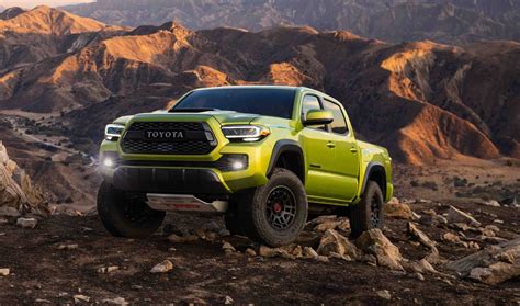 The 2022 Toyota Tacoma Trd Pro Arrives With An Increased Suspension