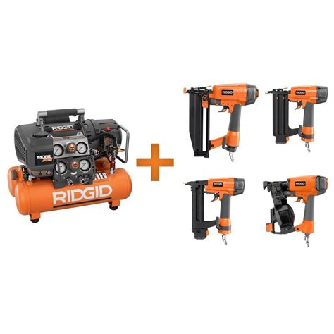 Ridgid 5 Piece Tri Stack Compressor Value Kit Of50150ts 04 The Home Depot