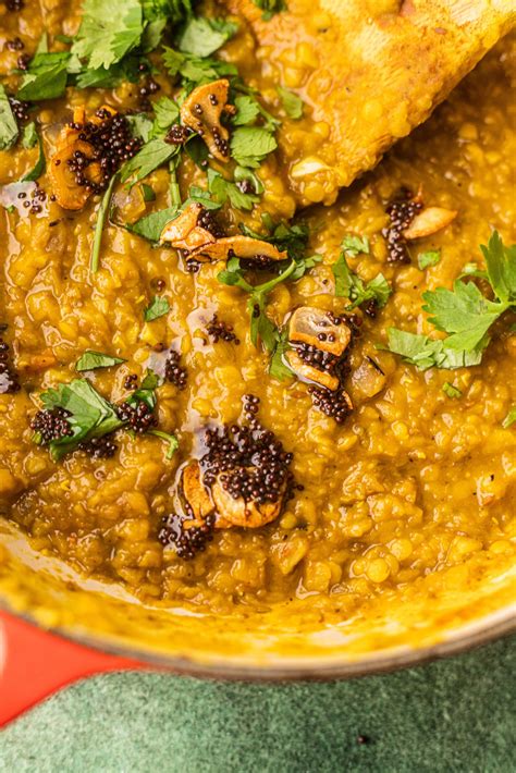 Masoor Dal Tadka Red Lentils With Tadka Home Cooking Collective