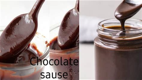 Homemade Chocolate Sauce Recipe Chocolate Sauce Recipe For Plating Dipping Drizzling Youtube