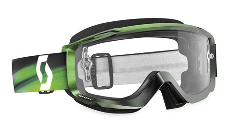 SCOTT SPLIT OTG Goggles MX ATV SPEED GREY GREEN Clear Lens | eBay