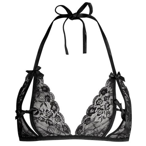 Lovehoney Lace Peek A Boo Bra And Crotchless G String At Lovehoney Free