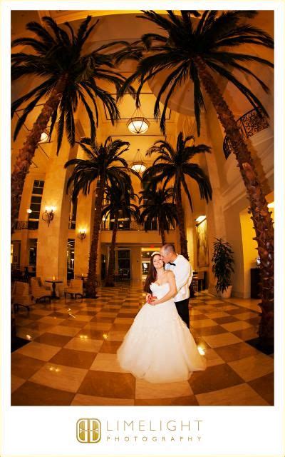 Marriott Waterside Bride And Groom Lobby Orange Palm Trees Wedding