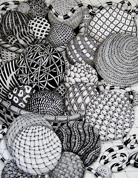 Zentangle Balls Zentangle Patterns Zentangle Art Tangle Art