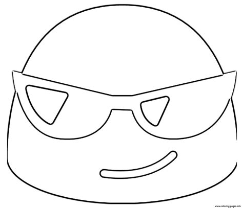Color online with this game to color fashion coloring pages and you will be able to share and to create your own gallery online. Google Emoji Sunglasses Coloring Pages Printable