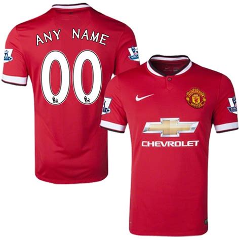 Mens Customized Manchester United Fc Jersey 1415 England Football