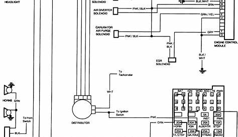 1986 Chevy Truck Instrument Cluster Wiring Diagram - Q&A