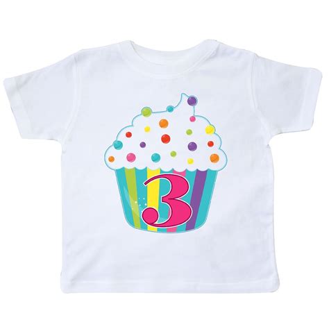 3rd Birthday Cupcake T Shirt 285d5 Stellanovelty