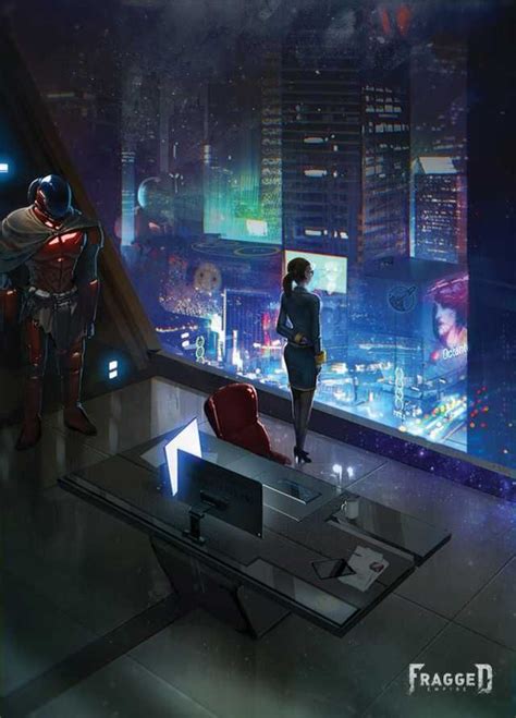 The Corporation By Fragged Empire Futuristic Art Cyberpunk City Sci