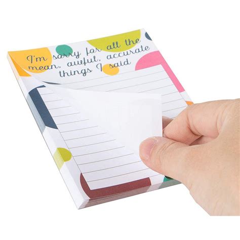 Funny Sarcastic Notepads 4 Pack Memo Note Pads For Work And Office
