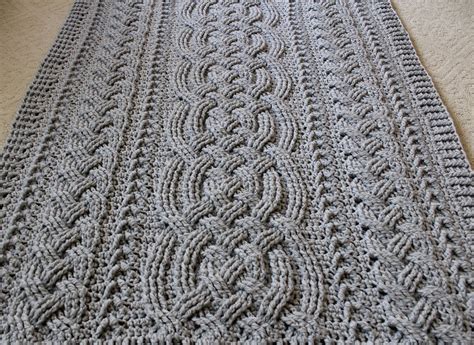 Ravelry Irish Lullaby Cable Blanket By Noelle Stiles Crochet Cable