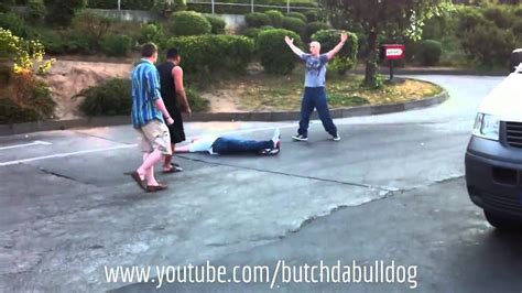 bully gets owned 1 punch ko youtube