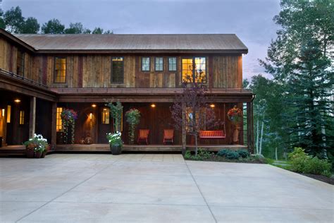 Contemporary Full Home Design In Raspberry Patch Co Rustic