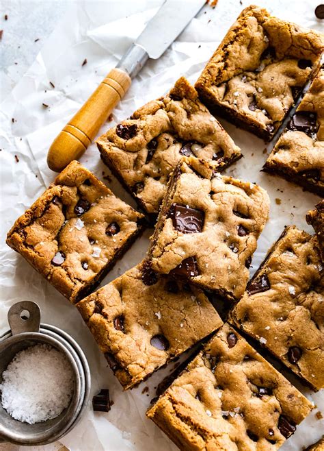 Brown Butter Chocolate Chip Cookie Bars Two Peas And Their Pod