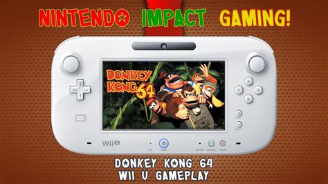 Donkey Kong 64 Wii U Gameplay Youtube