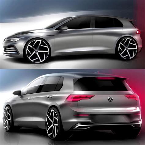 car design sketch on instagram “2020 volkswagen golf official sketches” car design vw cars
