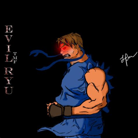 Evil Ryu By Vizualwizard On Deviantart
