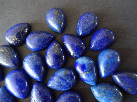 13mm Natural Lapis Lazuli Gemstone Cabochon Dyed Teardrop Cabochon