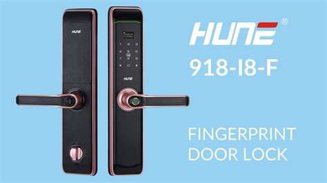 Smart Fingerprint Door Lock Model 918 I8 F Hune Lock Youtube