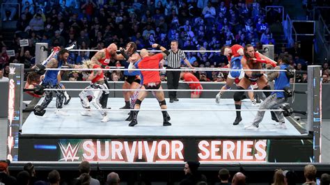 Team Raw Vs Team Smackdown Live 10 On 10 Traditional Survivor Series Tag Team Elimination